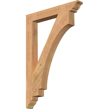 Ekena Millwork Imperial Traditional Smooth Bracket, Western Red Cedar, 3 1/2"W x 28"D x 40"H BKT04X28X40IMP01SWR